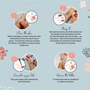 Instructions, how DIY temporary tattoo, fake tattoo Dripping Smiley, For woman and childeren, skin safe tattoo, Ephemeral Tattoo Stamp for Body and Arm, Water Resistant