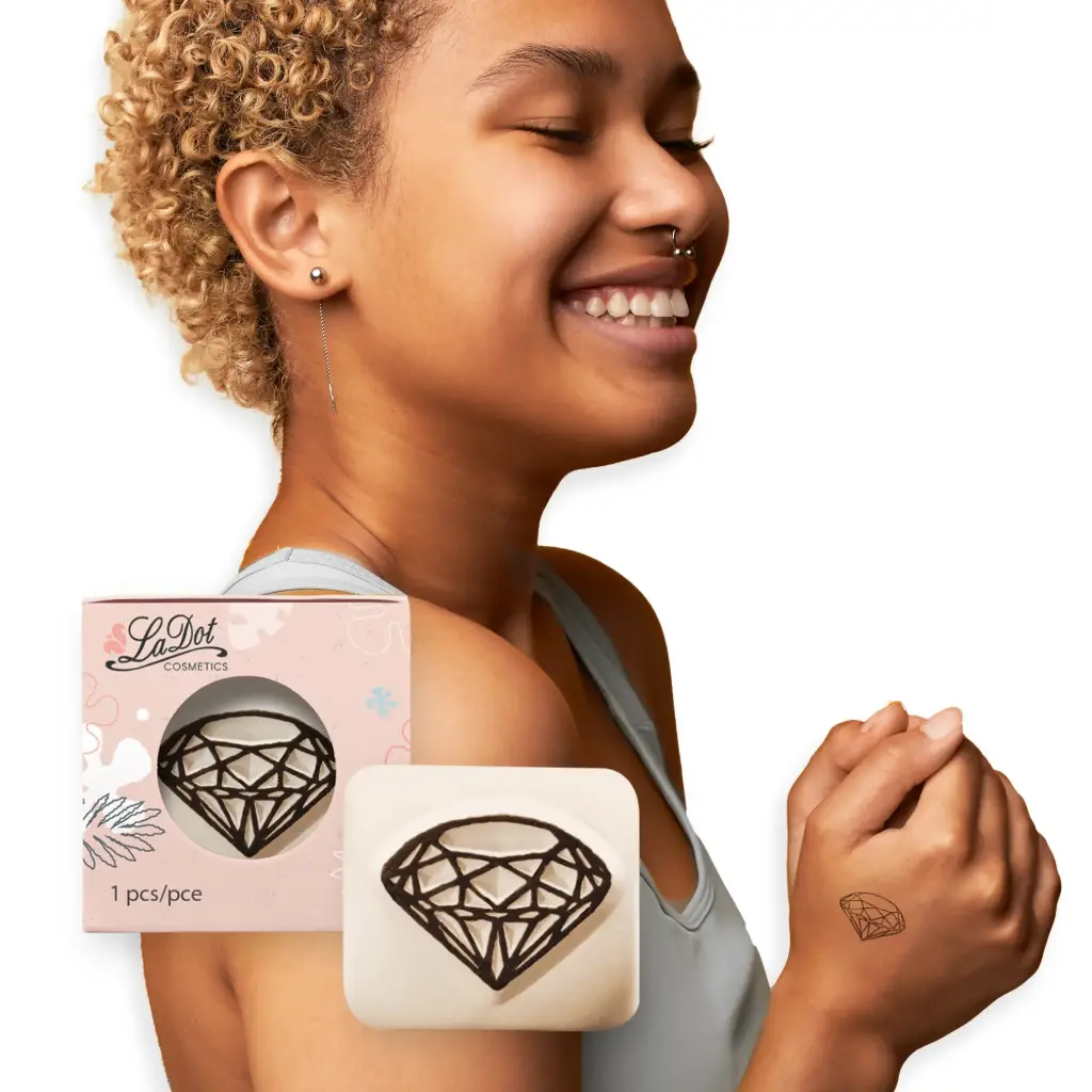 [S39] Temporary tattoo Little Diamond