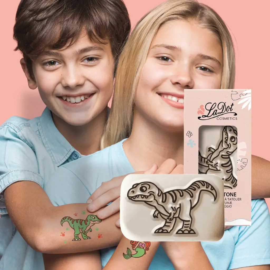 Tijdelijke tattoo kids dino 