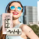Tijdelijke tattoo Levenslijn 