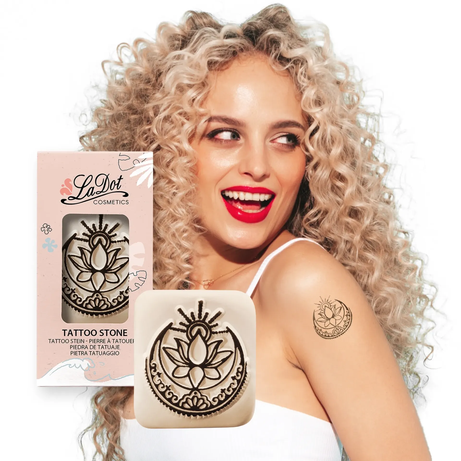 Tijdelijke tattoo Lotus 