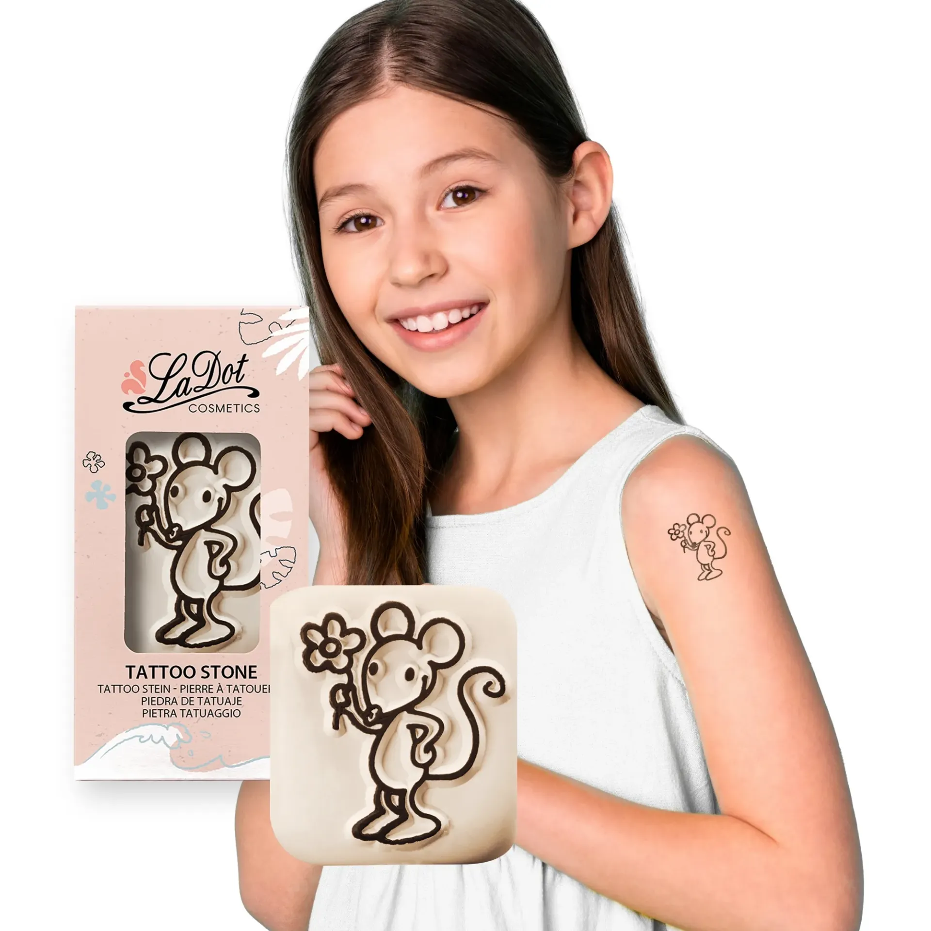 [L17] Tijdelijke tattoo Muis 