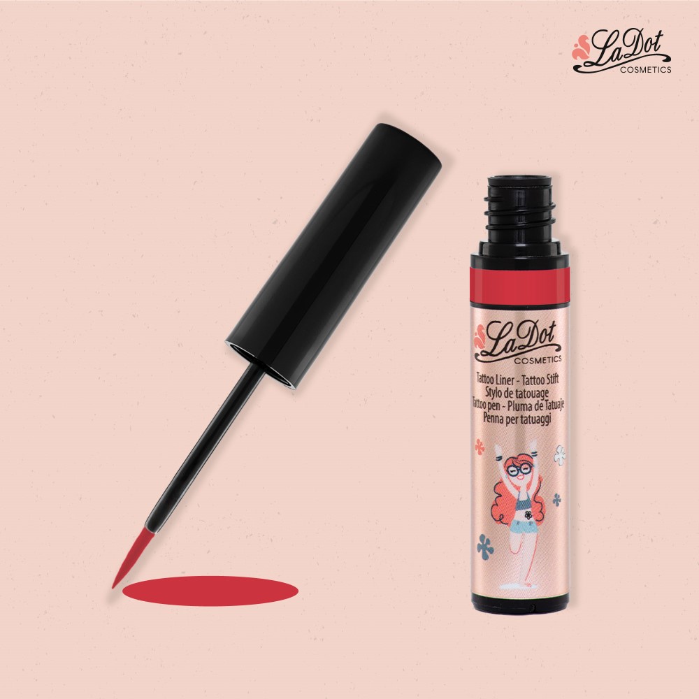 Temporary tattoo Liner RED