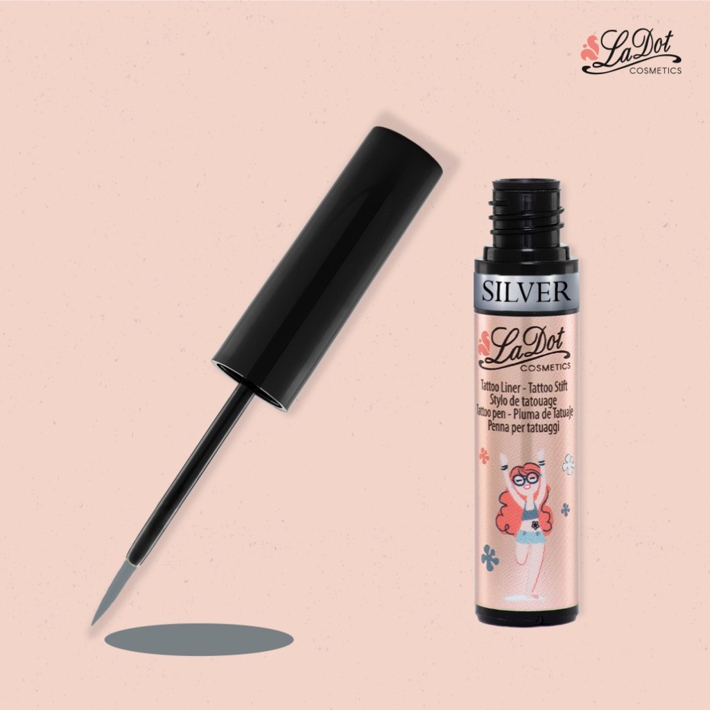 Temporary tattoo Liner SILVER