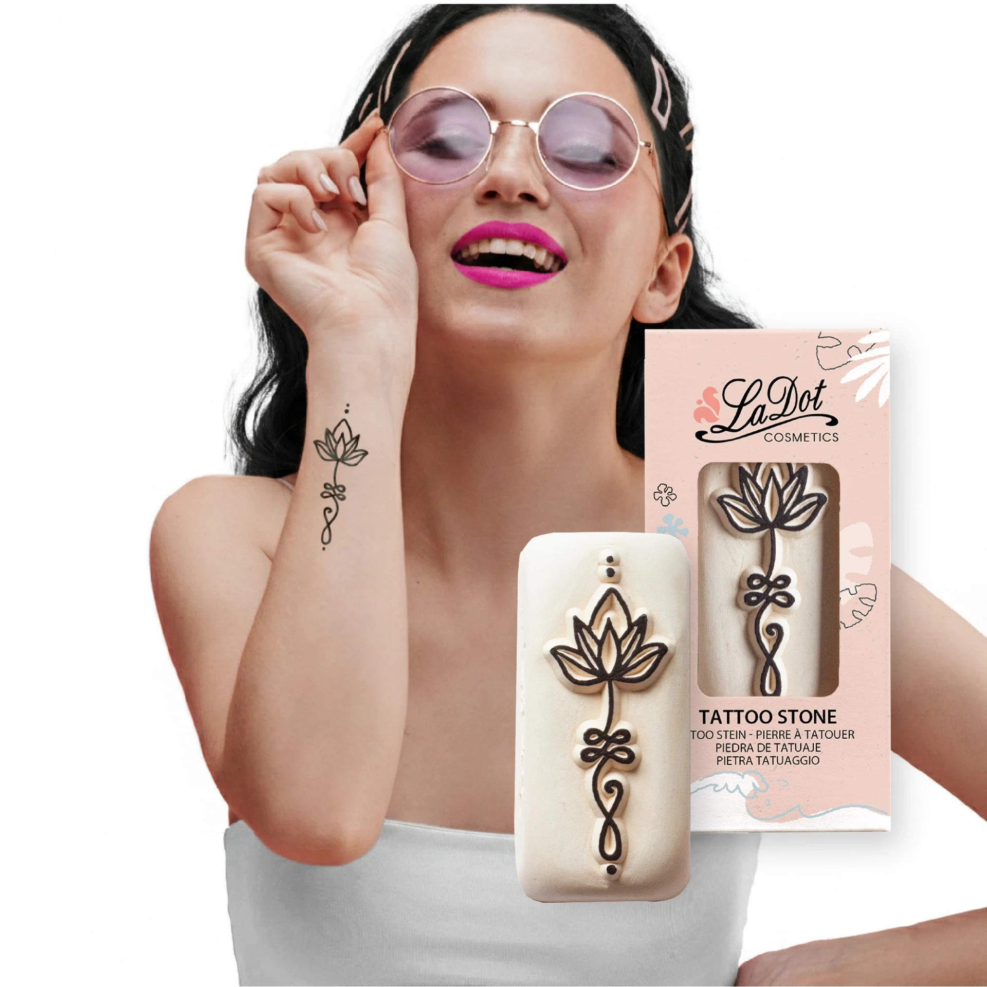 [M144] Temporary tattoo Lotus