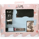 Temporary tattoo Set M - Jasmin, pink liner